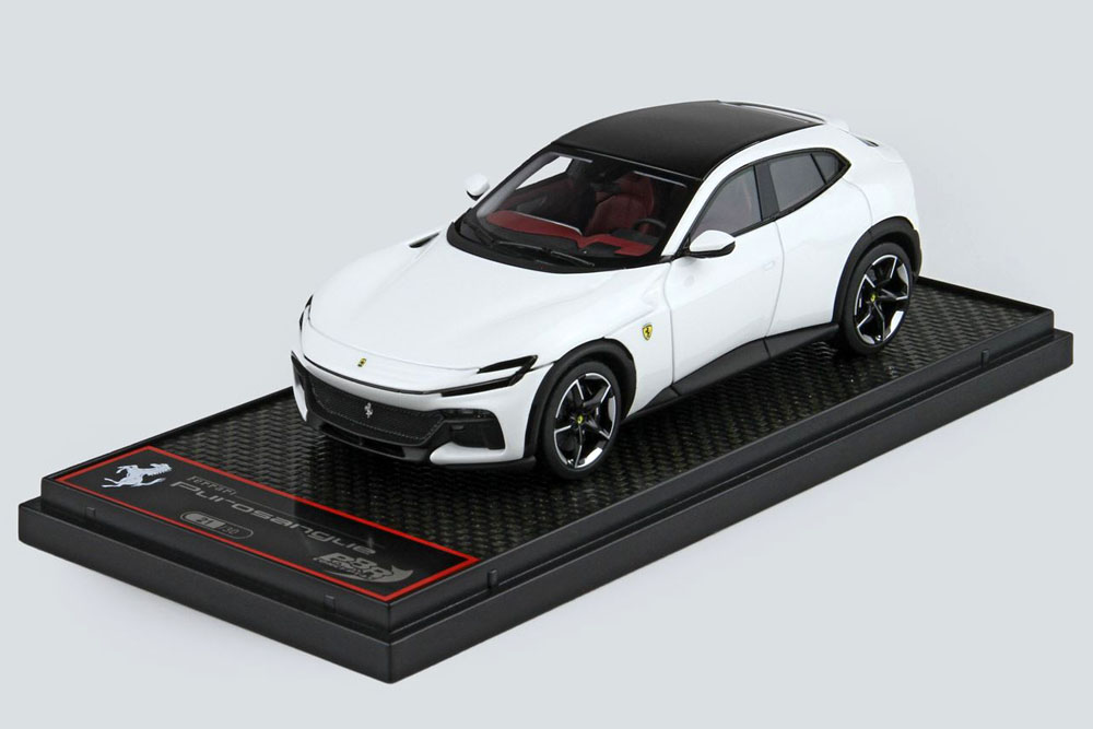 BBRC272D Ferrari Purosangue Metallic White Cervino Limited 30pcs