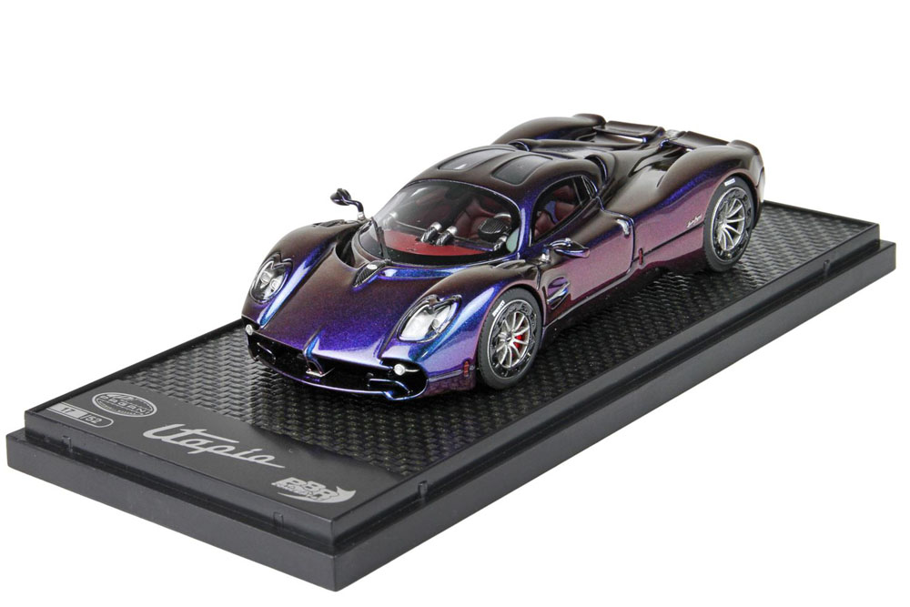 1:43 BBR PAGANI Utopie Chamaleon Bordeaux Intérieur