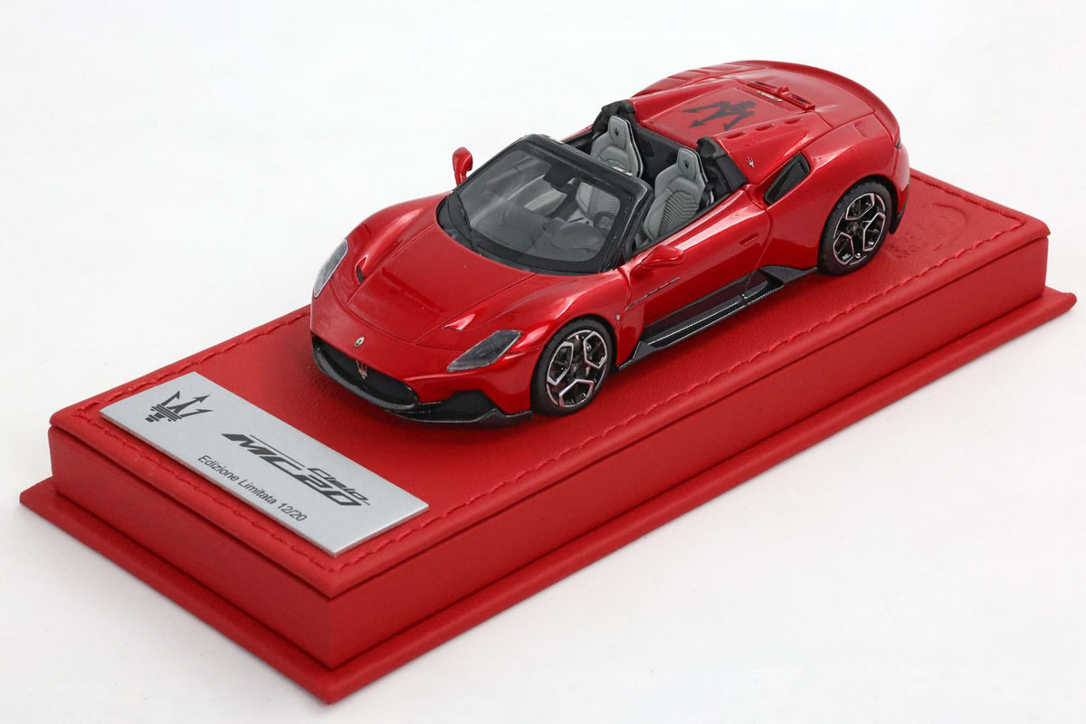 ** 予約商品 ** BBRC276B1DLR Maserati MC20 Cielo Rosso Vincente - Red Leather Base Limited 20pcs