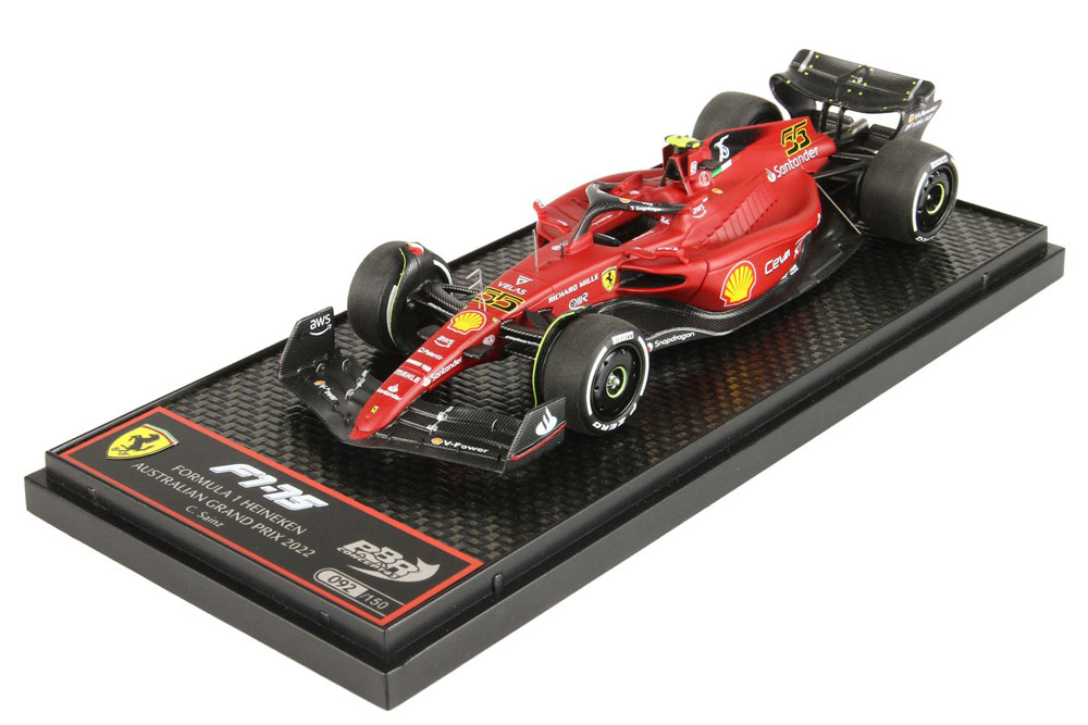 【お取り寄せ商品】 BBRC278B Ferrari F1-75 Australia GP Melbourne 2022 C.Sainz Limited 150pcs