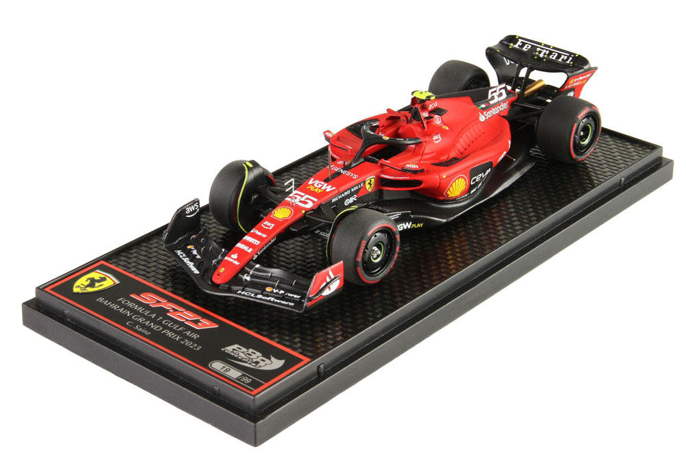 BBRC281B Ferrari SF-23 Bahrain GP 2023 C.Sainz Limited 99pcs
