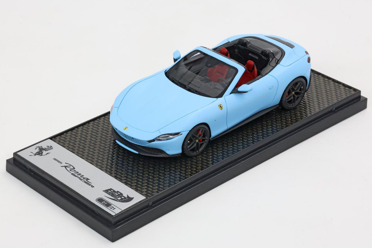 BBRC282SU30 Ferrari Roma Spider Azzurro La Plata Matt Limited 21pcs