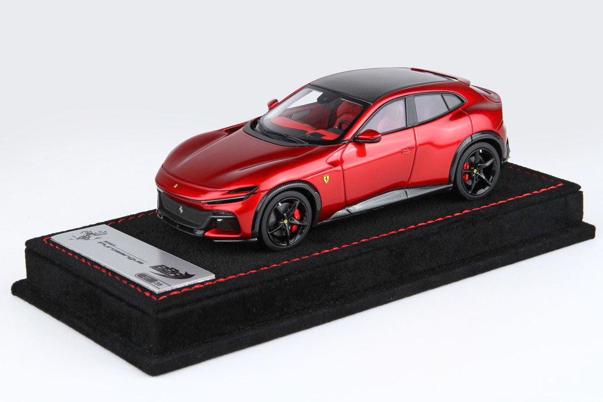 BBRC283Q Ferrari Purosangue 2023 Carbon Roof Rosso F1 2007 Limited 35pcs