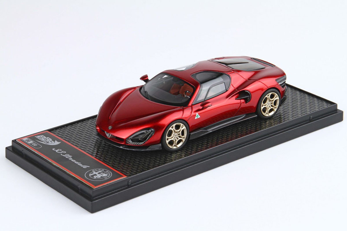 ** 予約商品 ** BBRC291 Alfa Romeo 33 Stradale Launch Edition Rosso Villa D’Este