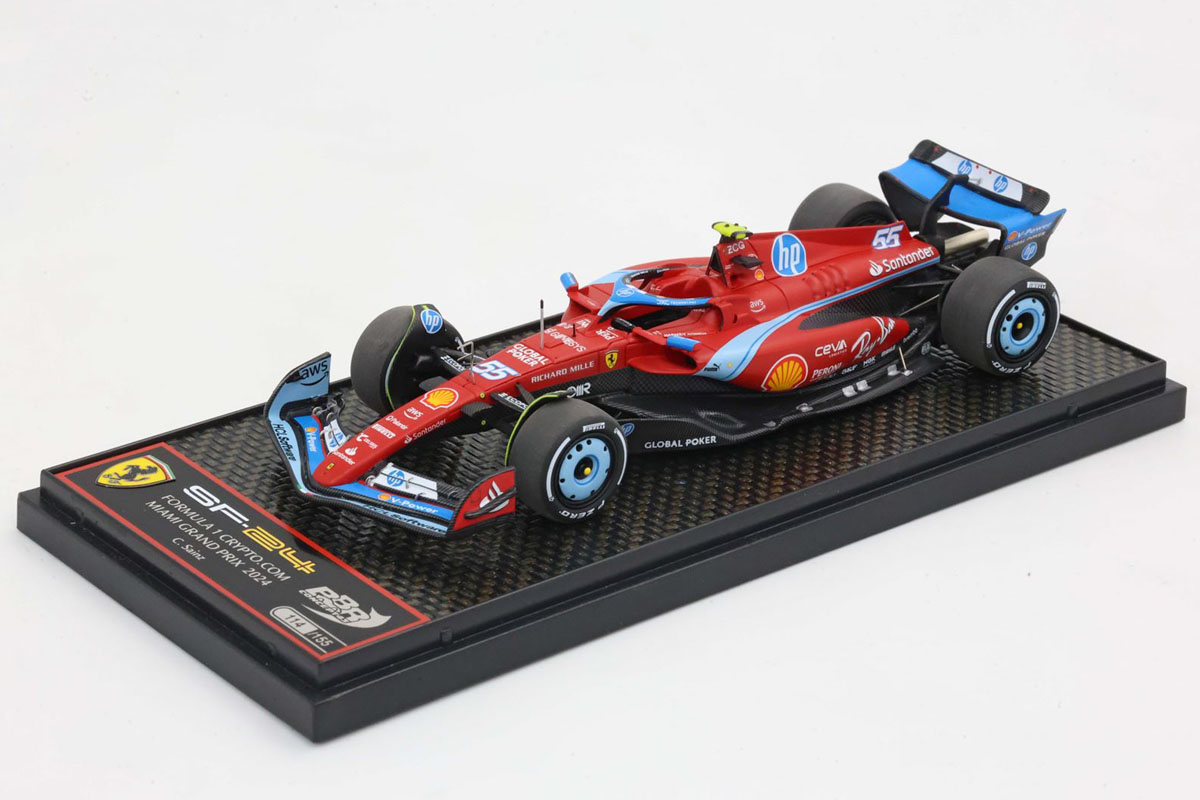 BBRC301B Ferrari SF-24 U.S.A.GP Miami (Azzurro Special Livery) 2024 C.Sainz Limited 155pcs