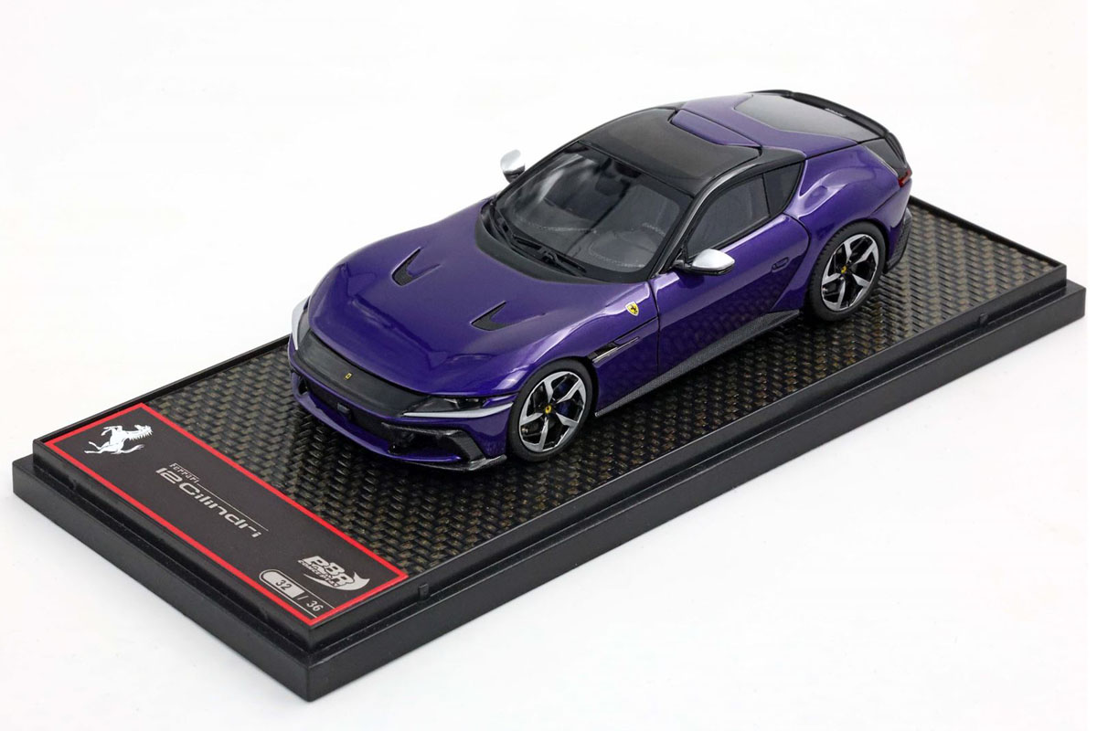 BBRC306C 1/43 Ferrari 12 Cilindri Panoramic Roof Violet al Humaid