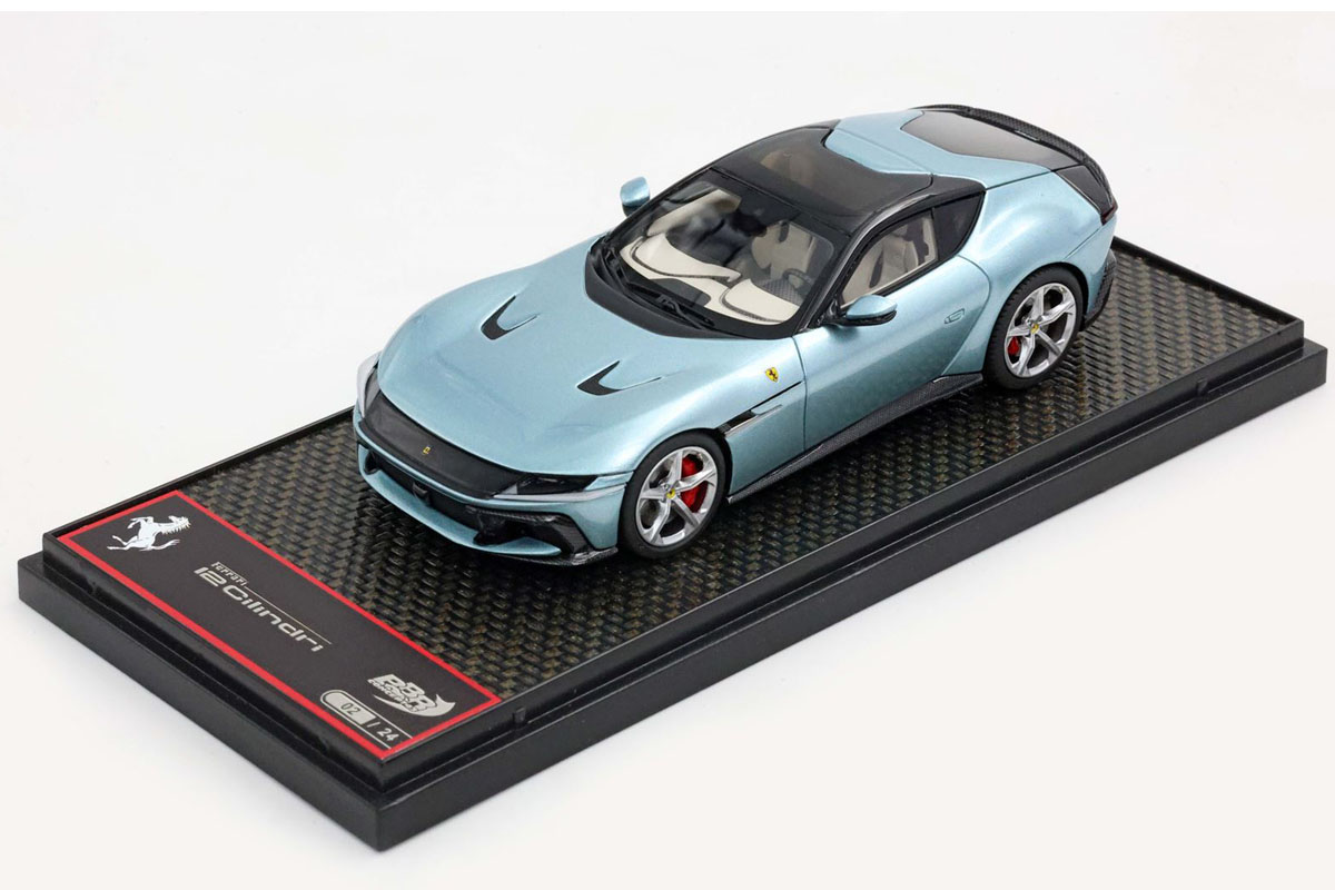 BBRC306D 1/43 Ferrari 12 Cilindri Panoramic Roof Celeste Trevi