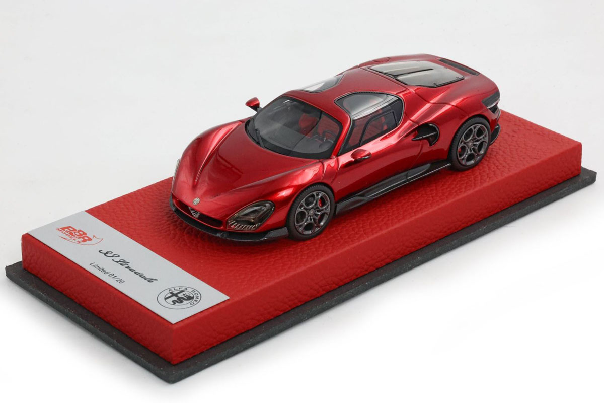 BBR Premium C317APRE Alfa Romeo 33 Stradale Rosso Villa D’Este Limited 20pcs