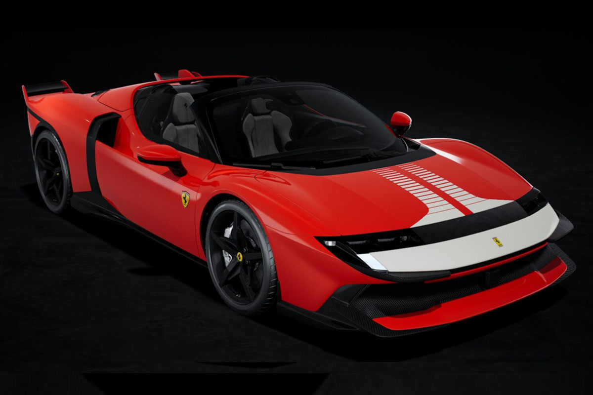 ** 予約商品 ** BBRC331B 1/43 Ferrari 849 Testarossa Spider Assetto Fiorano Rosso Corsa / White livery Limited 30pcs