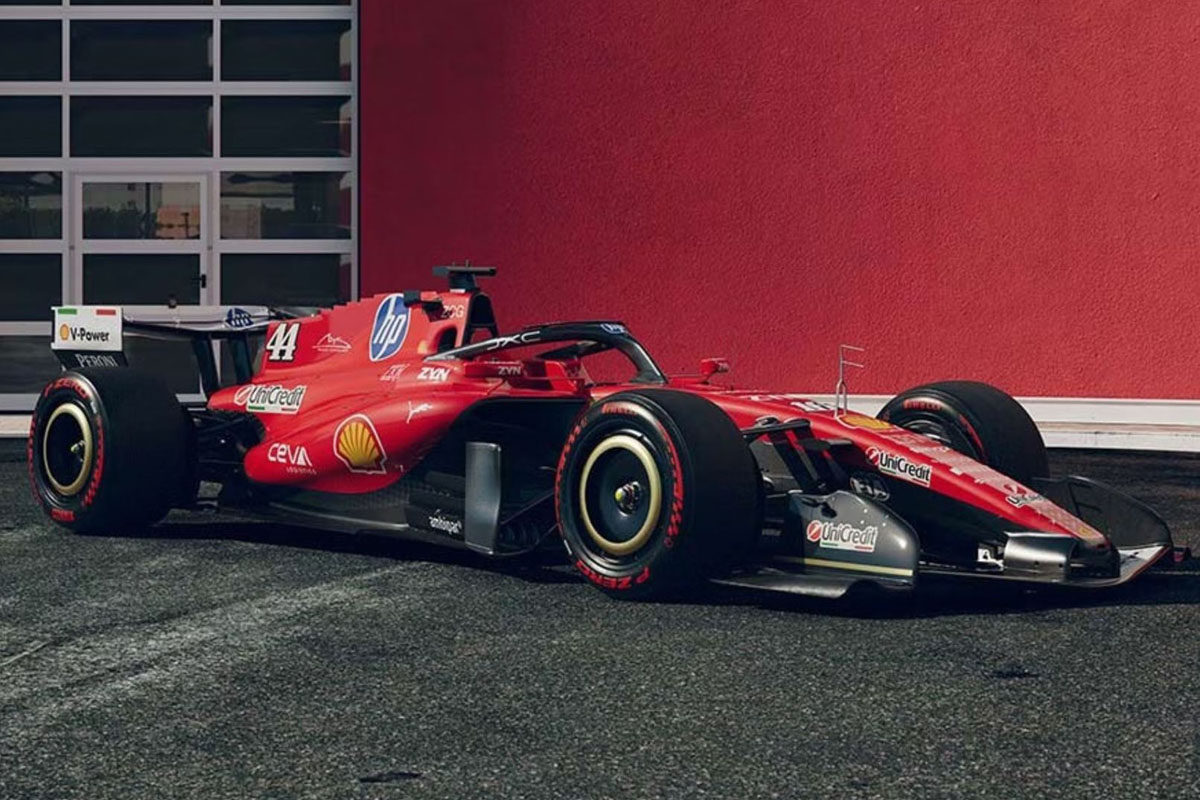 ** 予約商品 ** BBRC332E44 1/43 Ferrari SF26 Italia GP 2026 (Schumacher Tribute) L.Hamilton