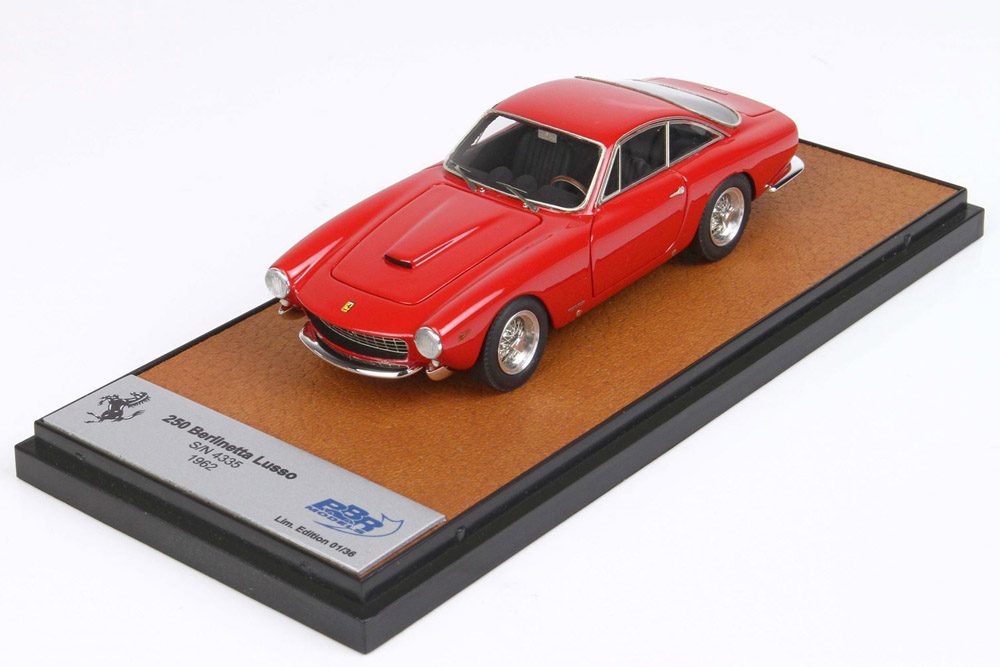 BBR CAR39RED Ferrari 250 GT Berlinetta Lusso S/N 4335 1962 Red Limited 36pcs