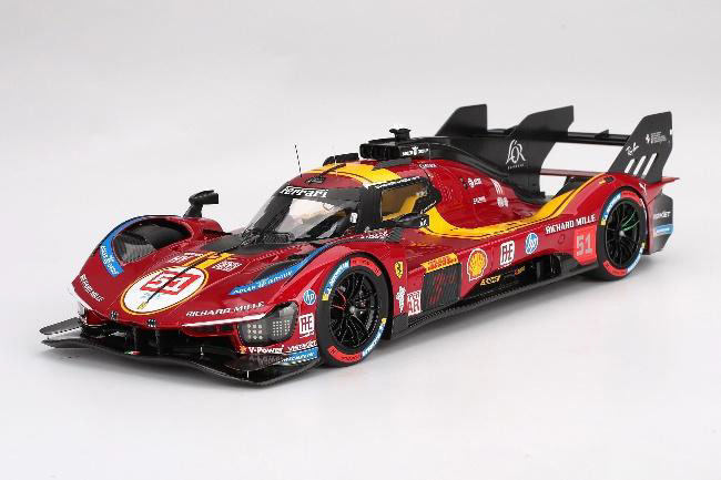 ** 予約商品 ** BBR CS18008 1/18 Ferrari 499P WEC Qatar 1812km 2025 3rd #51 AF Corse