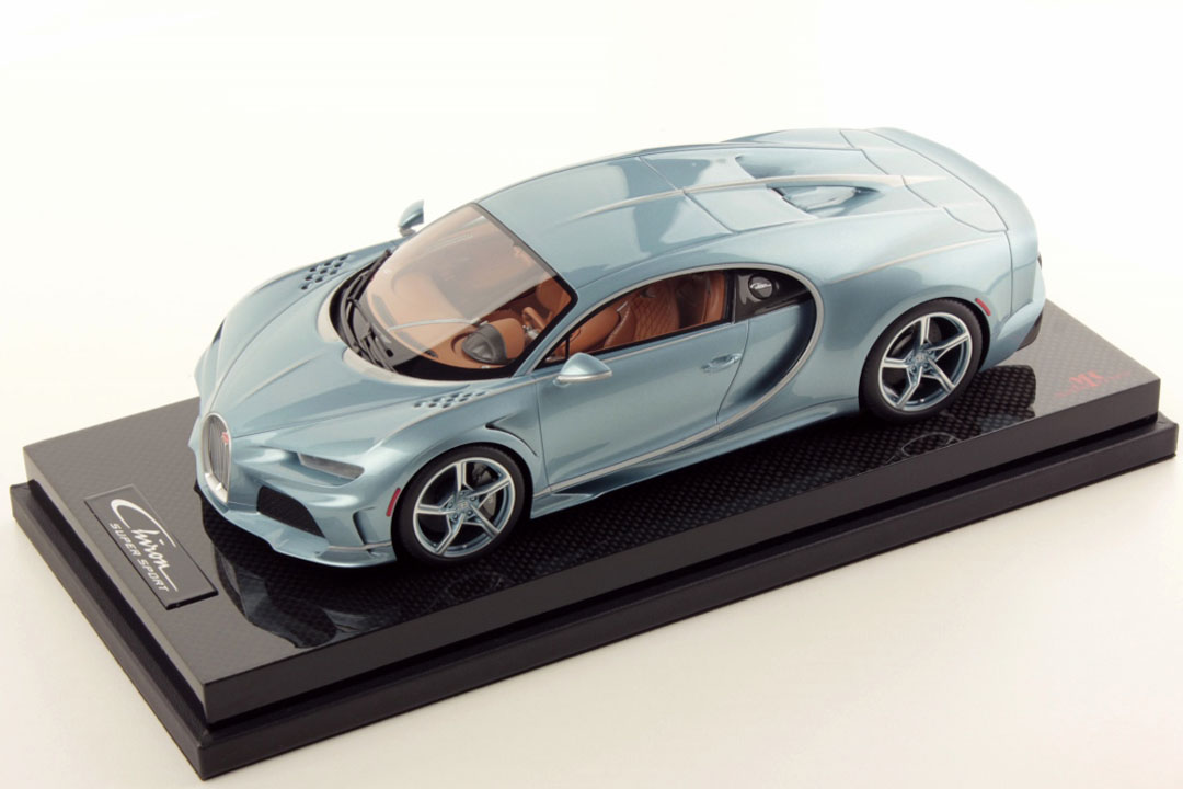 ** 予約商品 ** MR collection BUG012E 1/18 Bugatti Super Sport - Atlantic Blue Limited 99pcs