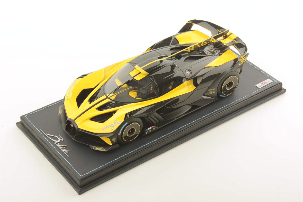 予約商品 ** MR collection BUG014D 1/18 Bugatti Bolide Jaune