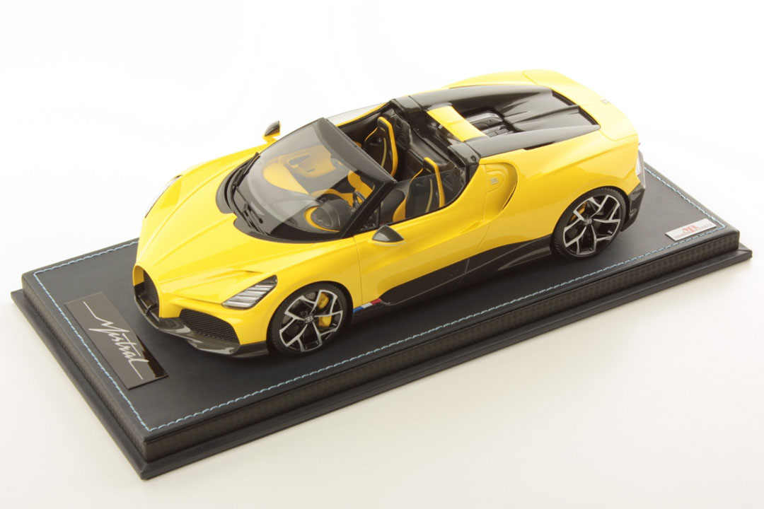 MR collection BUG015B 1/18 Bugatti W16 Mistral Yellow