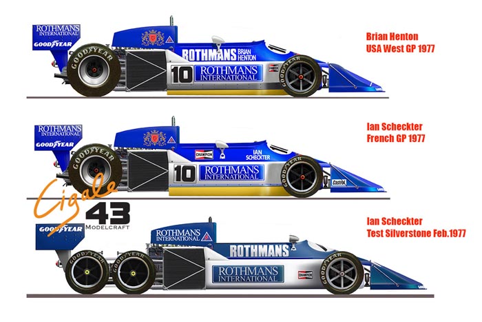 Cigale 43 Decal CDS004 1/43 March 761B (March 2-4-0) Works-R.thmans 1977 for Scheckter - Hento 【メール便可】