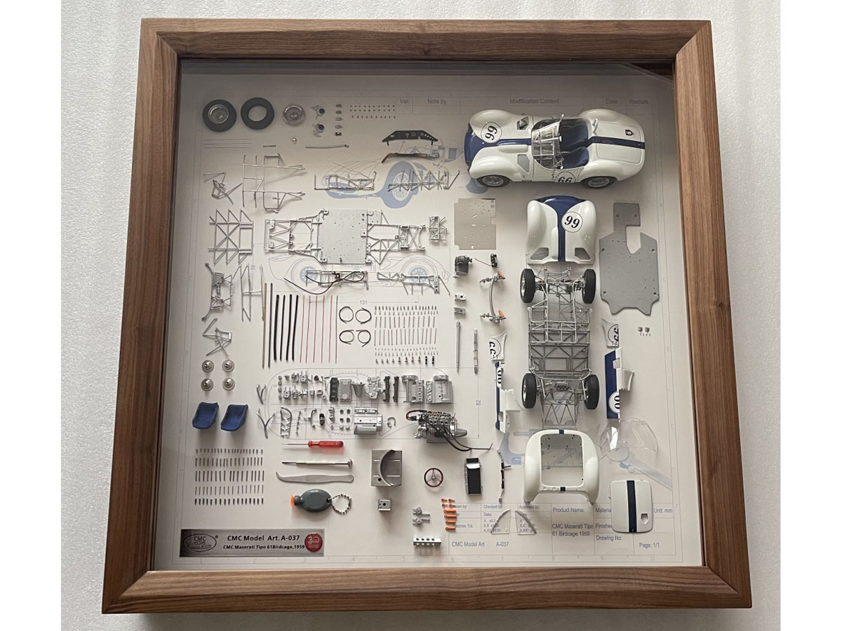 【お取り寄せ商品】 CMC A-037 Model Art Maserati Tipo 61 Birdcage Limited 500pcs
