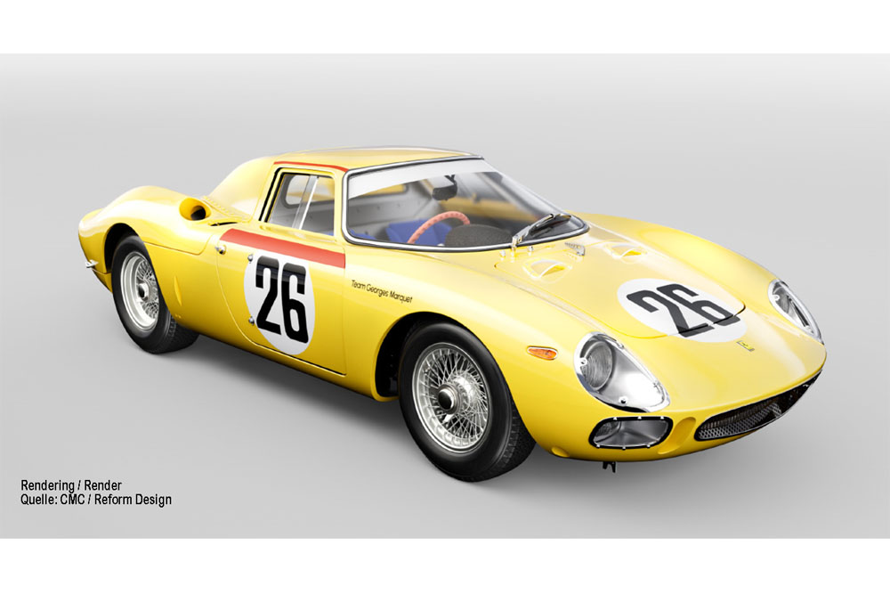 ** 予約商品 ** CMC M-264 1/18 Ferrari 250 LM 2nd 24H France 1965 #26 #6313 Dumay/Gosselin RHD Limited 1500pcs