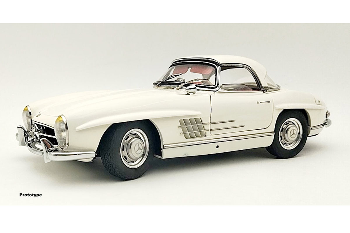 ** 予約商品 ** CMC M-284 1/18 Mercedes-Benz 300 SL W198 Hardtop White