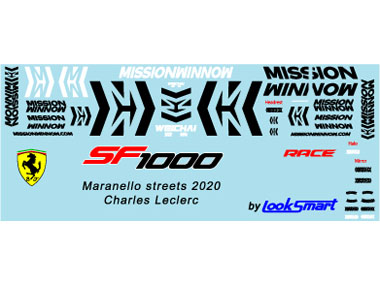 Museum collection D1008 1/43 Ferrari SF1000 MW Decal (Looksmart) 【メール便可】