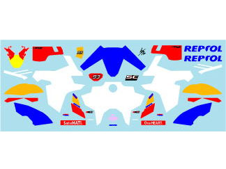 Museum collection D1015 1/43 Honda CRF1000L Repsol Decal (Spark) 【メール便可】