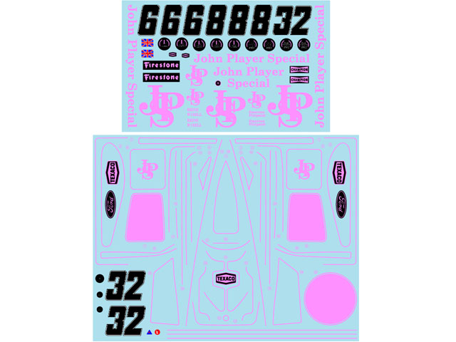 Museum collection D1095 1/12 Lotus 72 Decal (Tamiya) 【メール便可】