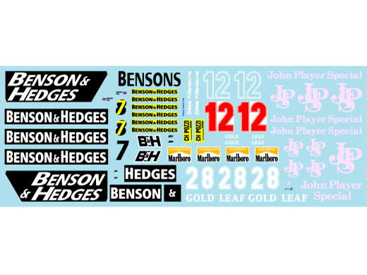 Museum collection D1107 1/24 F1 Logo Assort 4 Decal