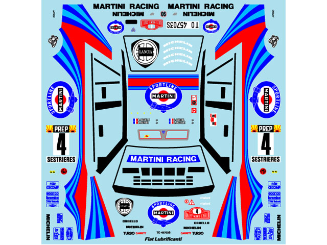 Museum collection D1166 MINI-Z Body Lancia Delta 1992 Montecarlo Decal (Kyosho) 【メール便可】