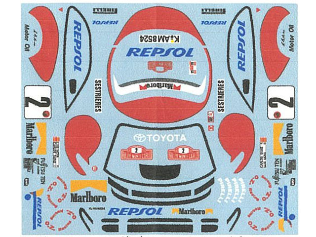 ** 予約商品 ** Museum collection D1170 MINI-Z Body Toyota Celica 92 Monte Carlo Decal (Kyosho) 【メール便可】