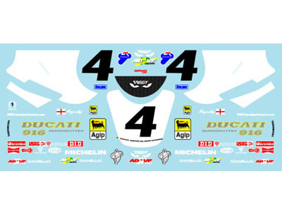 Museum collection D157 1/12 Ducati 916 97 Carl Fogaty【メール便可】