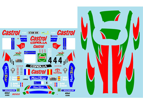 Museum collection D163 1/24 Tamiya Corolla 99 China D.Auriol【メール便可】
