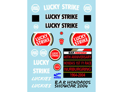 Museum collection D202 1/43 BAR 005 Show car Lucky Strike【メール便可】