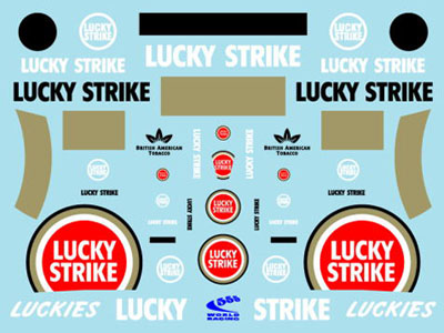 Museum collection D295 1/18 BAR 005 Show CarTobacco Decal【メール便可】