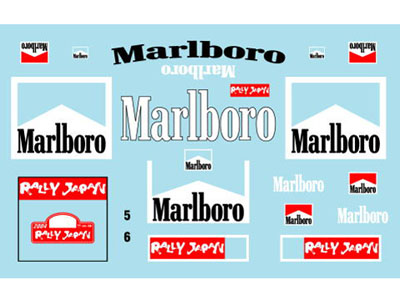Museum collection D323 1/18 Peugeot 307 04 Marlboro & RALLY JAPAN【メール便可】