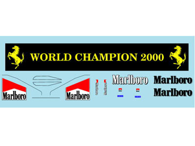 Museum collection D340 1/43 Ferrari F1-2000 Marlboro(ixo)【メール便可】