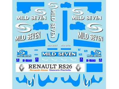 Museum collection D374 1/18 Renault R26 Mildseven【メール便可】