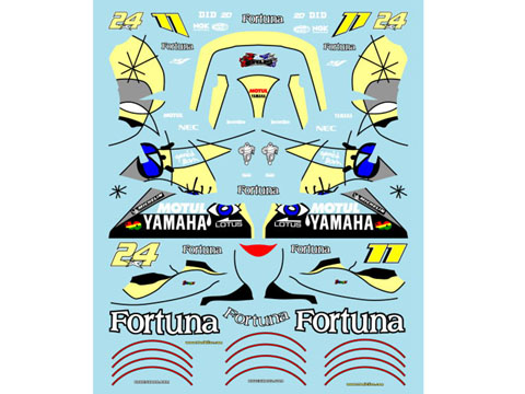 Museum collection D381 1/12 Yamaha YZR-M1 Fortuna Late ver.【メール便可】