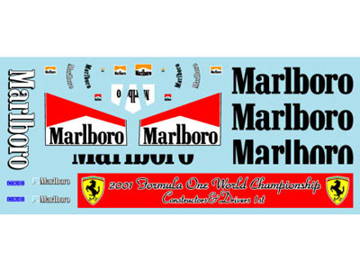 Museum collection D497 1/18 Ferrari F2001 Marlboro【メール便可】