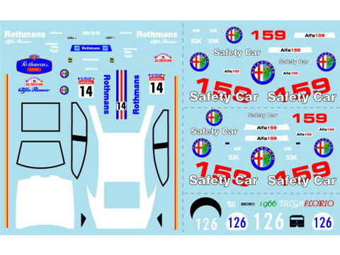 Museum collection D518 1/64 AlfaRomeo Set (GTV 159 SZ)【メール便可】