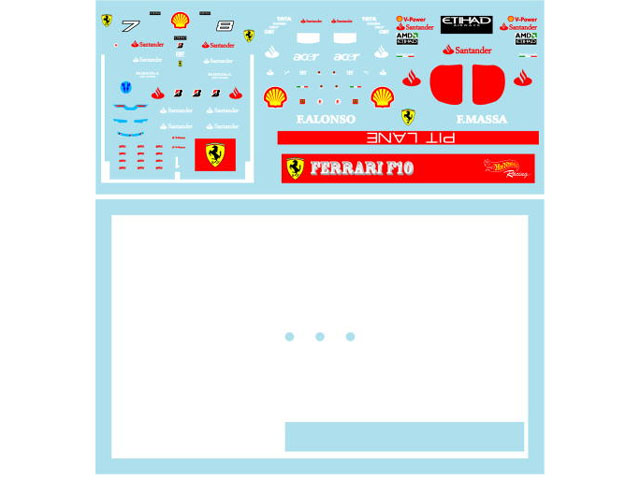 Museum collection D569 1/43 Ferrari F10 Late ver.【メール便可】