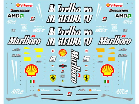 Museum collection D587 1/20 Ferrari F2007 (Fujimi)【メール便可】