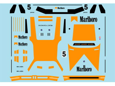 Museum collection D612 1/43 BMW M1 PROCAR Lauda (PMA)【メール便可】