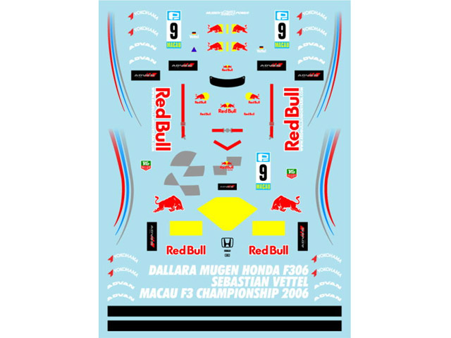 Museum collection D614 1/43 Dallara F3 '06 Macau S.Vettel (PMA)【メール便可】