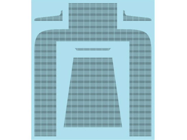 Museum collection D704 1/8 McLaren MP4/4 Undertray Front Decal(DeAgostini)【メール便可】