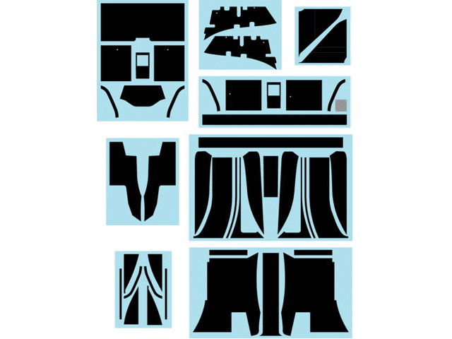 Museum collection D705 1/8 McLaren MP4/4 Undertray Rear Decal(DeAgostini)【メール便可】