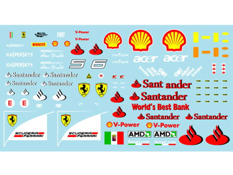 Museum collection D708 1/20 Ferrari F2012 (Fujimi) 【メール便可】