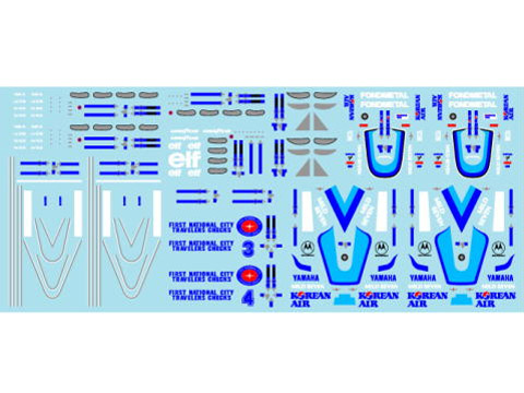 Museum collection D742 1/64 Tyrrell Logo (Kyosho)【メール便可】