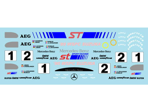 Museum collection D823 1/64 Mercedes C9 Sauber 90 Suzuka (Kyosho) 【メール便可】