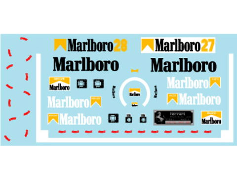 Museum collection D851 1/43 Ferrari 412T2 Marlboro (Looksmart) 【メール便可】