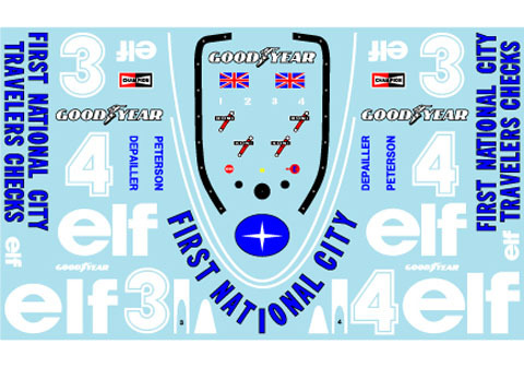 Museum collection D895 1/20 Tyrrell P34 '77 (Fujimi)【メール便可】